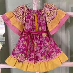 New Handmade Girl’s Size 12 Mos. Dress